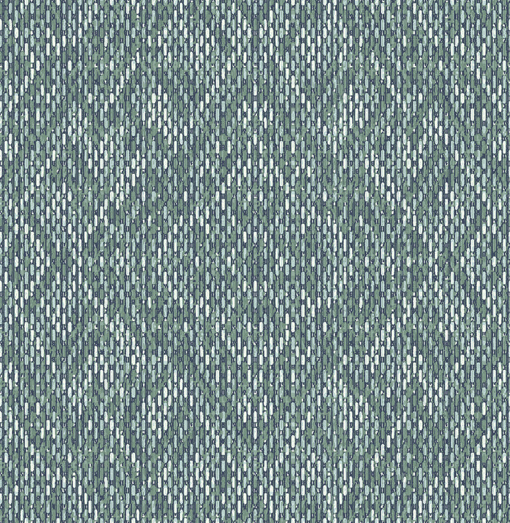 Felix Teal Teal Geometric Wallpaper by A-Street Prints Scott Living II Covers about 56.4 square feet 20.5-in by 33-ft long roll Unpasted 20.9 - Fabric Carolina -
