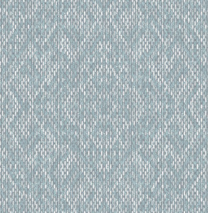 Felix Sky Blue Geometric Wallpaper by A-Street Prints