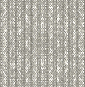 Felix Grey Grey Geometric Wallpaper by A-Street Prints