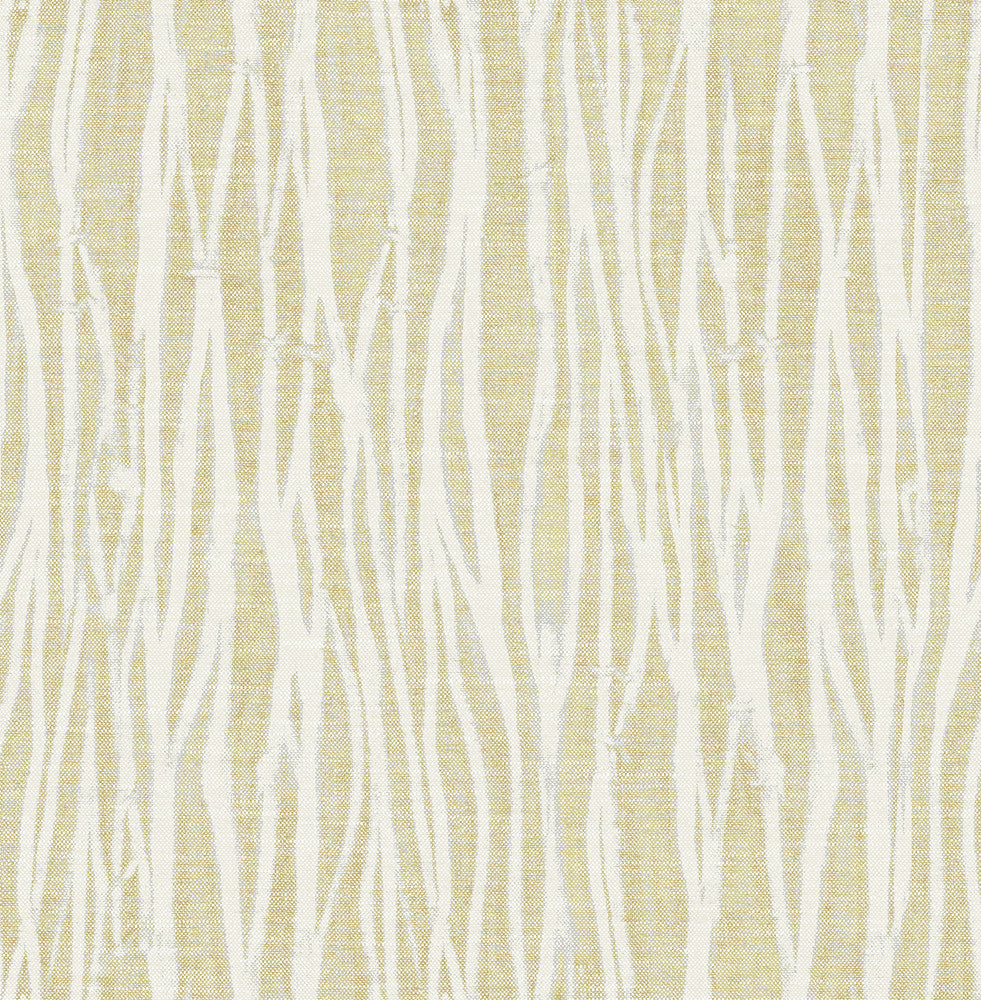 Nazar Yellow Stripe Wallpaper by A-Street Prints Scott Living II Covers about 56.4 square feet 20.5-in by 33-ft long roll Unpasted 20.9 - Fabric Carolina -