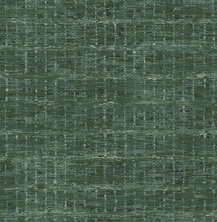 Samos Green Green Texture Wallpaper by A-Street Prints Scott Living II Covers about 56.4 square feet 20.5-in by 33-ft long roll Unpasted 20.9 - Fabric Carolina -