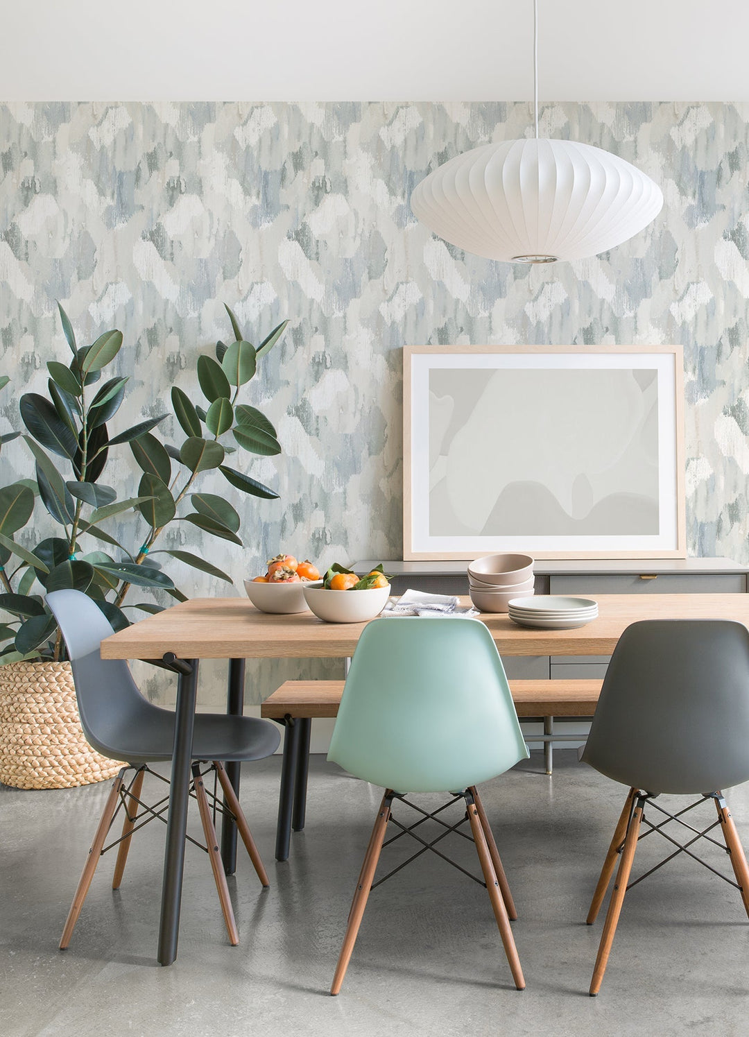 Mahi Stone Abstract Wallpaper by A-Street Prints Designer