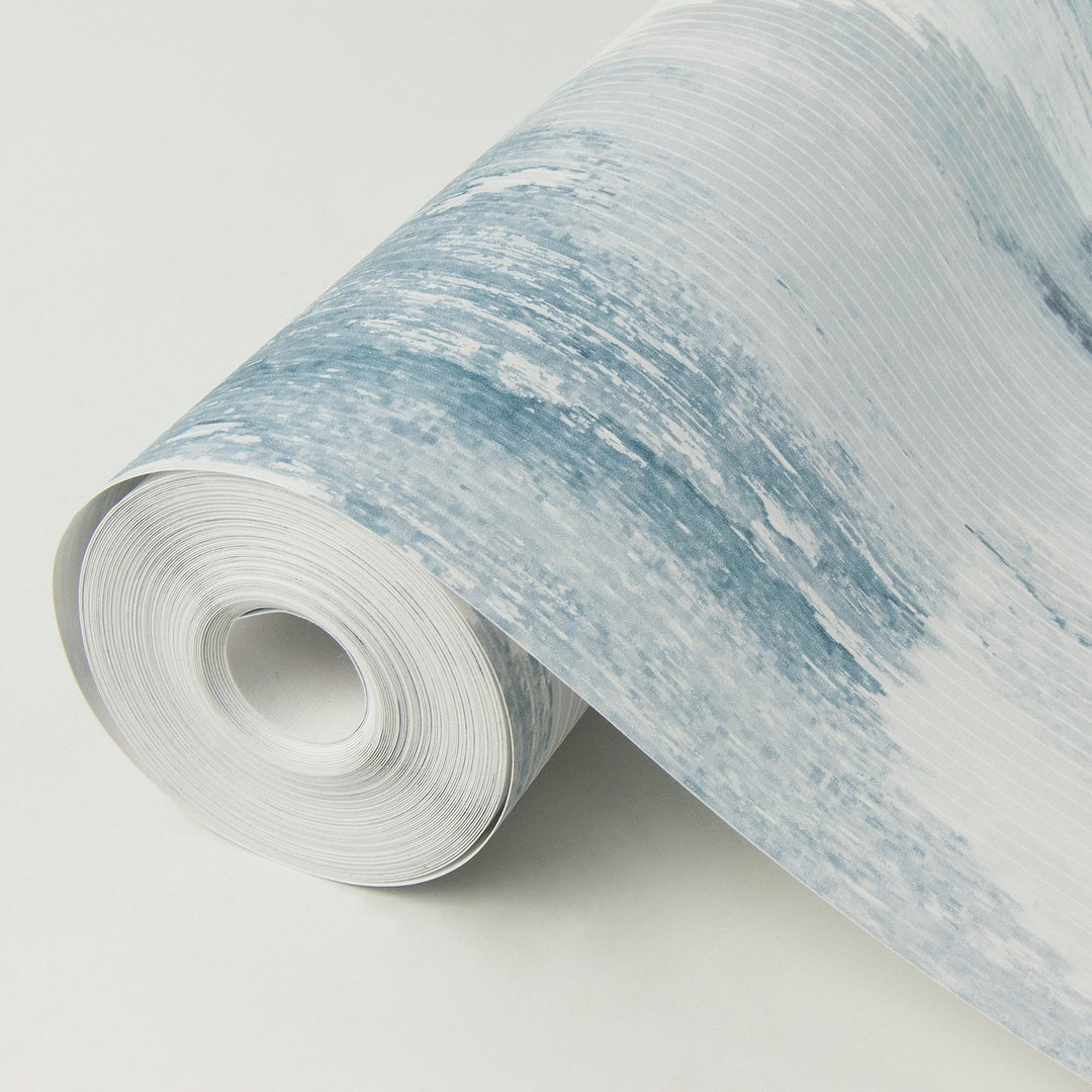 Mahi Blue Abstract Wallpaper by A-Street Prints Designer