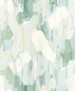 Mahi Green Abstract Wallpaper by A-Street Prints