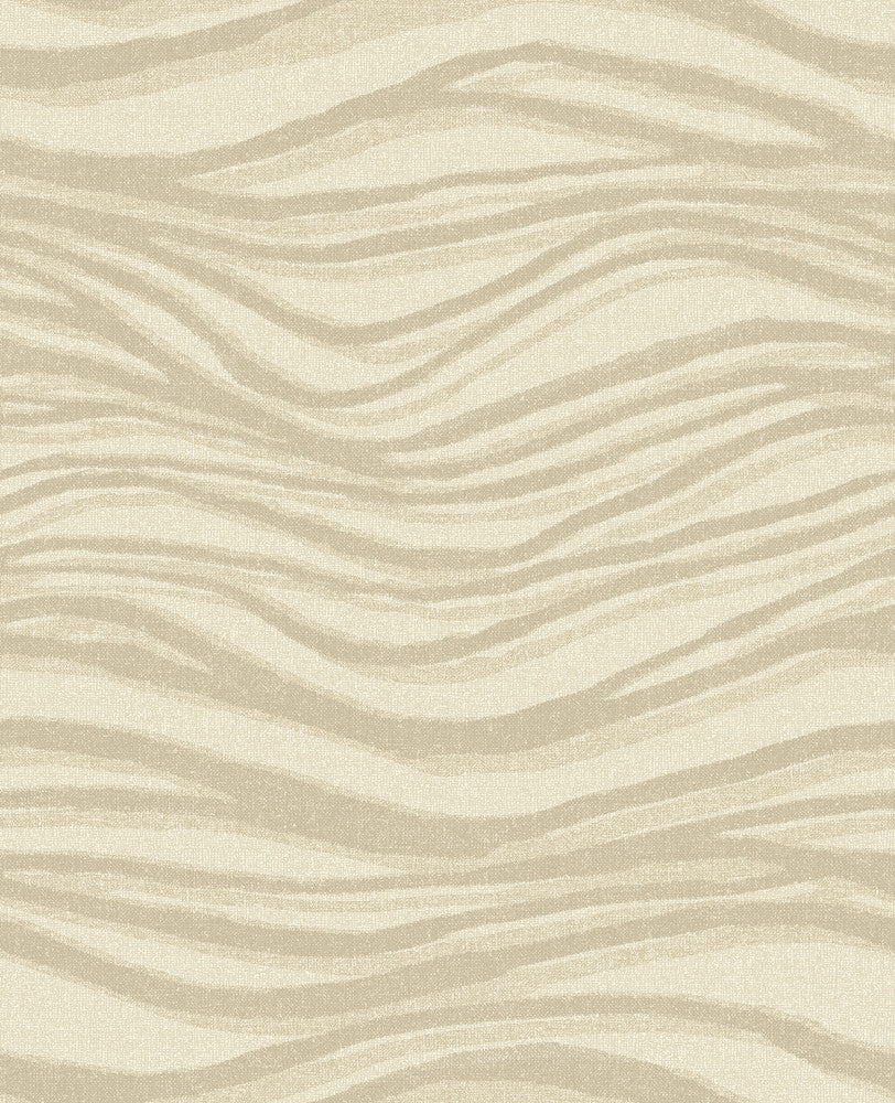 Chorus Gold Wave Wallpaper by A-Street Prints Scott Living II Covers about 56.4 square feet 20.5-in by 33-ft long roll Unpasted 25.2 - Fabric Carolina -