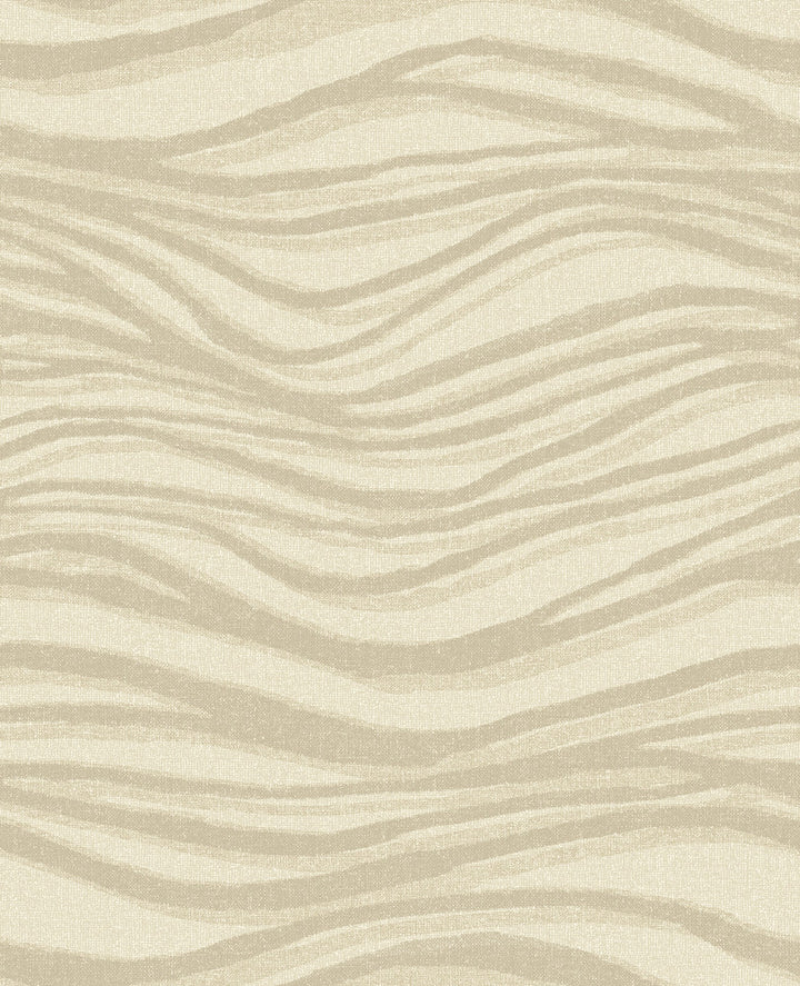 Chorus Gold Wave Wallpaper by A-Street Prints Scott Living II Covers about 56.4 square feet 20.5-in by 33-ft long roll Unpasted 25.2 - Fabric Carolina -