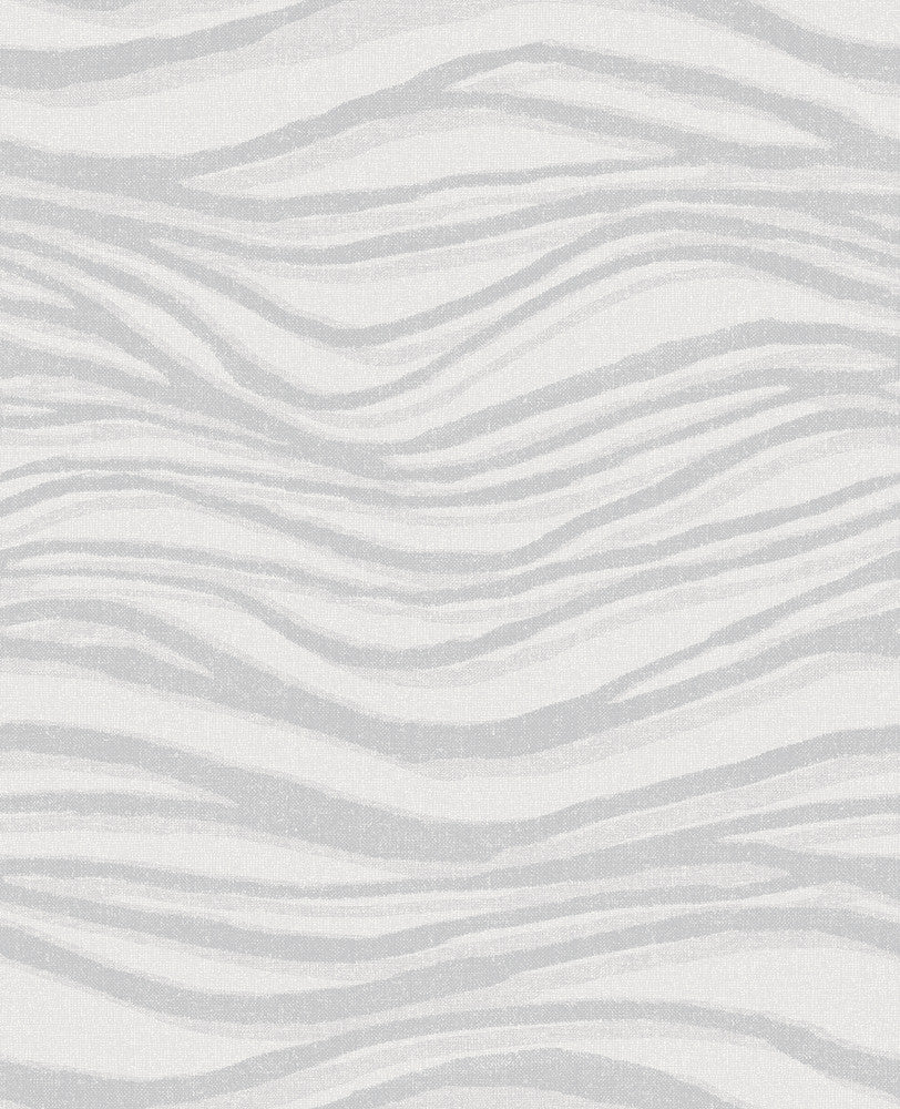 Chorus Silver Wave Wallpaper by A-Street Prints Scott Living II Covers about 56.4 square feet 20.5-in by 33-ft long roll Unpasted 25.2 - Fabric Carolina -