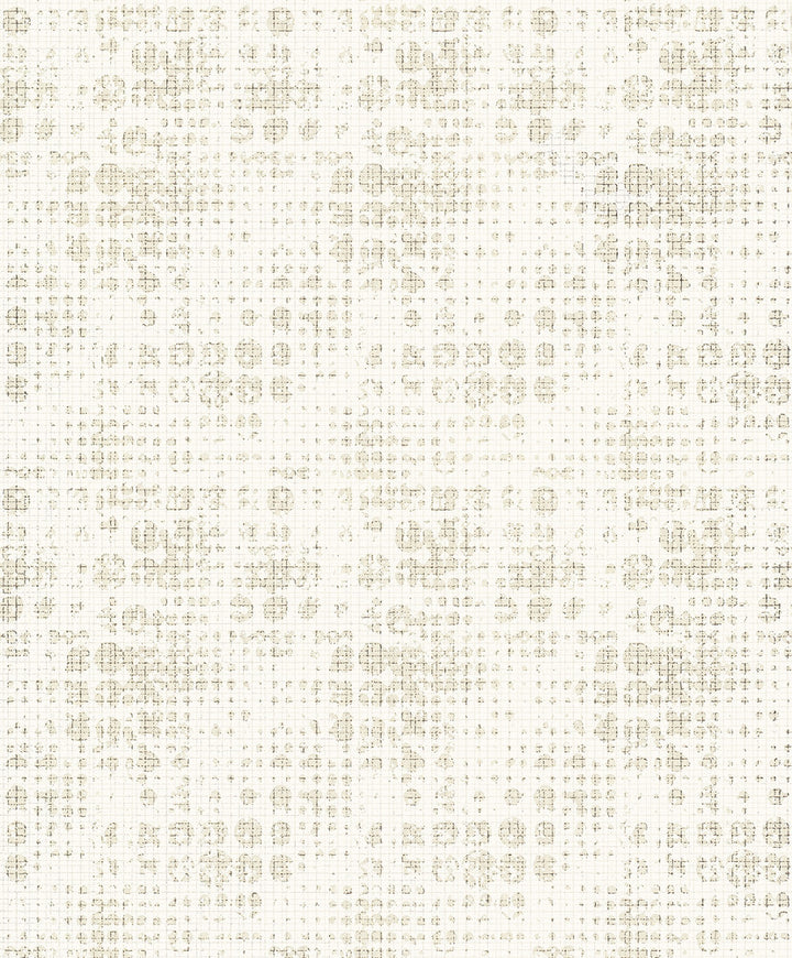 Celeste Platinum Circle Grid Wallpaper by A-Street Prints Grey Resource Covers about 57.5 square feet 20.9-in by 33-ft long roll Unpasted 25.2 - Fabric Carolina -