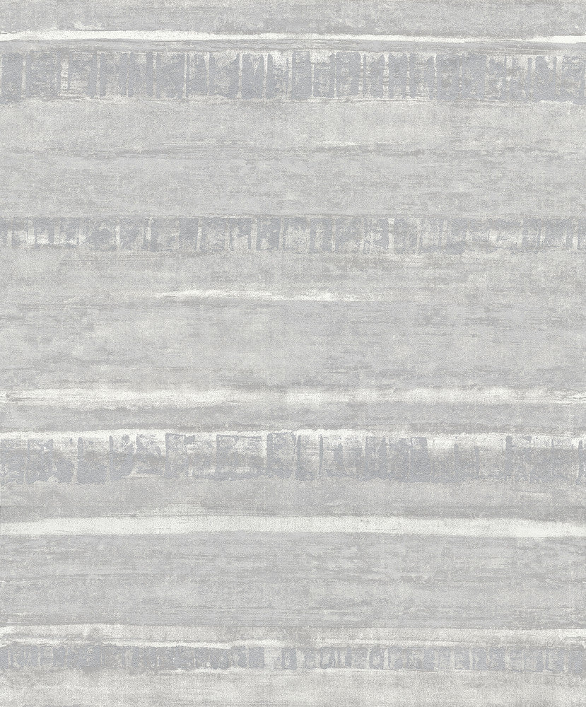 Rakasa Silver Stripe Wallpaper by A-Street Prints Grey Resource Covers about 57.5 square feet 20.9-in by 33-ft long roll Unpasted 25.2 - Fabric Carolina -