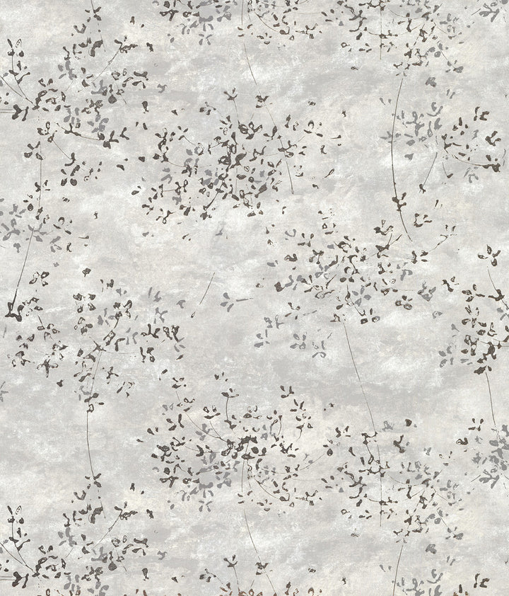 Arian Silver Abstract Wallpaper by A-Street Prints Grey Resource Covers about 75.9 square feet 27.6-in by 33-ft long roll Unpasted 12.5 - Fabric Carolina -