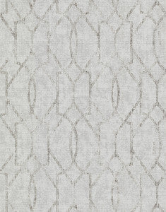 Ziva Platinum Metallic Trellis Wallpaper by A-Street Prints