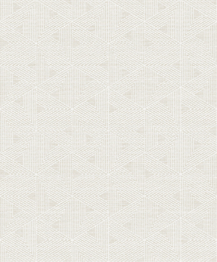 Marici Dove Triangle Wallpaper by A-Street Prints Grey Resource Covers about 57.5 square feet 20.9-in by 33-ft long roll Unpasted 25.2 - Fabric Carolina -