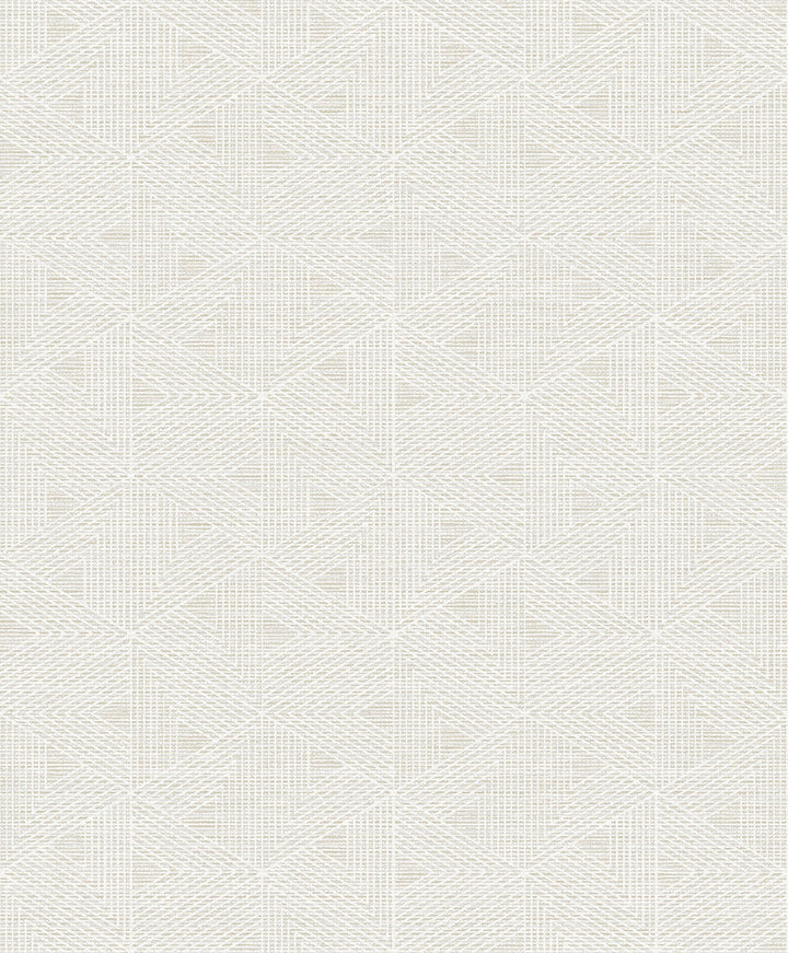 Marici Dove Triangle Wallpaper by A-Street Prints Grey Resource Covers about 57.5 square feet 20.9-in by 33-ft long roll Unpasted 25.2 - Fabric Carolina -