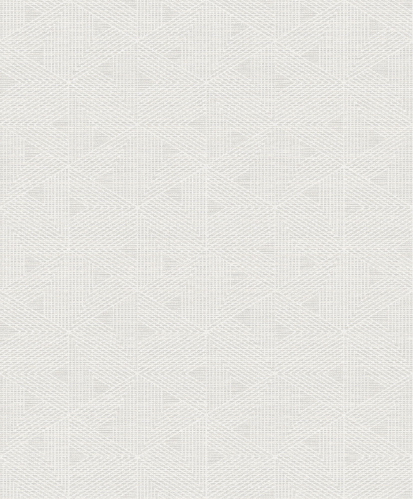 Marici Light Grey Triangle Wallpaper by A-Street Prints Grey Resource Covers about 57.5 square feet 20.9-in by 33-ft long roll Unpasted 25.2 - Fabric Carolina -