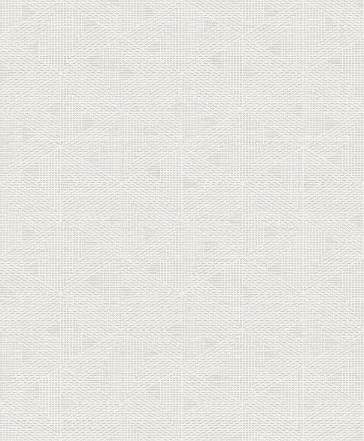 Marici Light Grey Triangle Wallpaper by A-Street Prints Grey Resource Covers about 57.5 square feet 20.9-in by 33-ft long roll Unpasted 25.2 - Fabric Carolina -