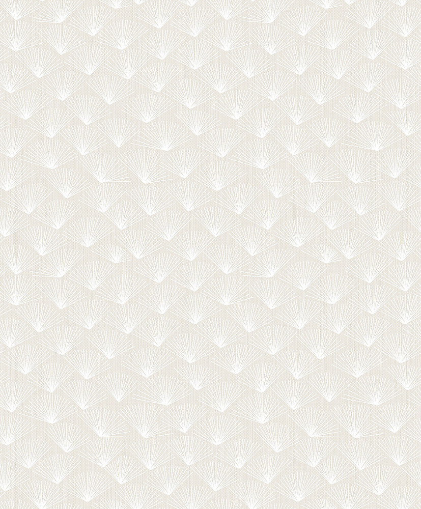 Asteria Dove Fan Wallpaper by A-Street Prints Grey Resource Covers about 57.5 square feet 20.9-in by 33-ft long roll Unpasted 25.2 - Fabric Carolina -