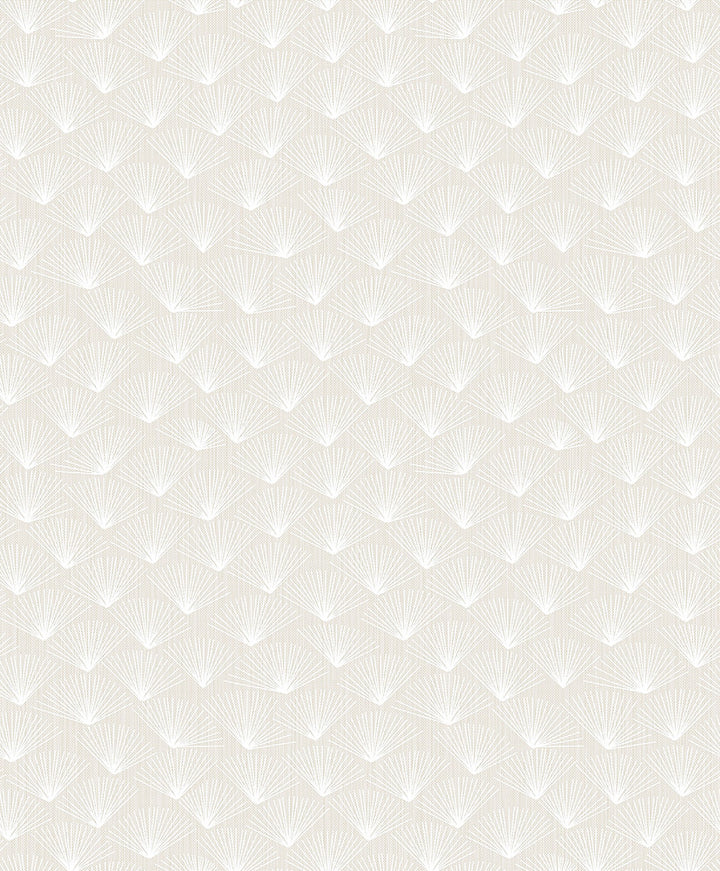 Asteria Dove Fan Wallpaper by A-Street Prints Grey Resource Covers about 57.5 square feet 20.9-in by 33-ft long roll Unpasted 25.2 - Fabric Carolina -