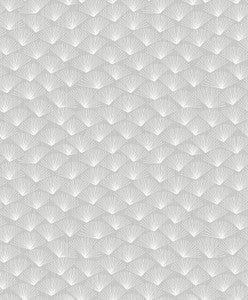 Asteria Grey Fan Wallpaper by A-Street Prints