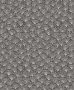 Asteria Charcoal Fan Wallpaper by A-Street Prints