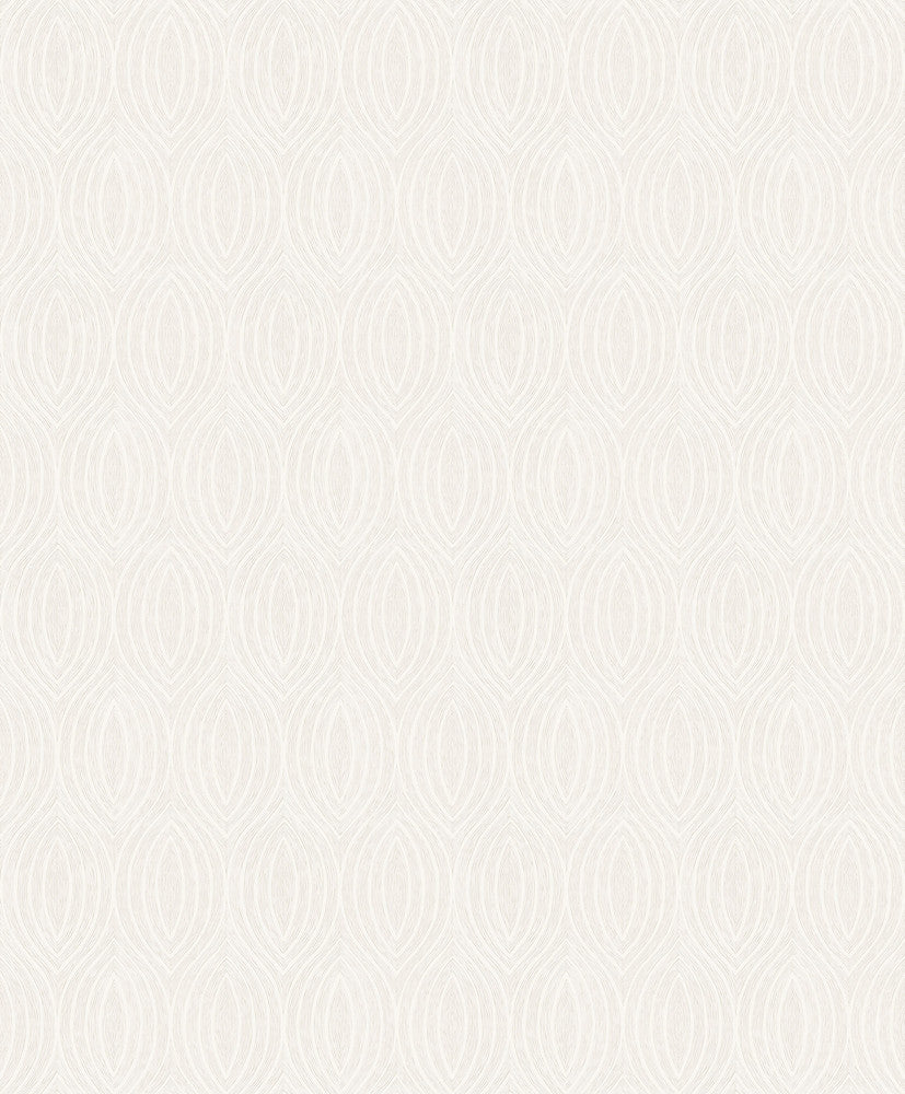 Rino Dove Ogee Wallpaper by A-Street Prints Grey Resource Covers about 57.5 square feet 20.9-in by 33-ft long roll Unpasted 25.2 - Fabric Carolina -