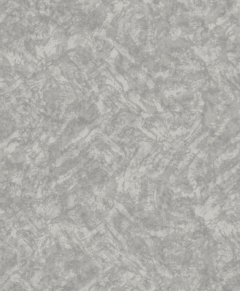 Asero Silver Distressed Wallpaper by A-Street Prints Grey Resource Covers about 57.5 square feet 20.9-in by 33-ft long roll Unpasted 12.5 - Fabric Carolina -