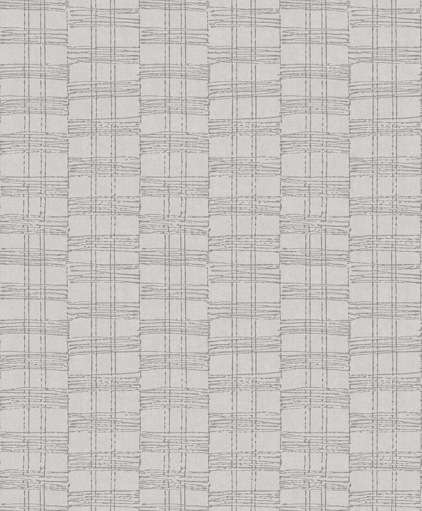 Zorya Silver Embellished Stripe Wallpaper by A-Street Prints Grey Resource Covers about 57.5 square feet 20.9-in by 33-ft long roll Unpasted 25.2 - Fabric Carolina -