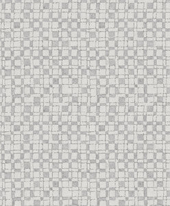 Sarni Platinum Grid Wallpaper by A-Street Prints