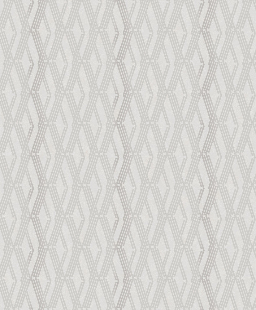 Ushas Platinum Diamond Wallpaper by A-Street Prints Grey Resource Covers about 57.5 square feet 20.9-in by 33-ft long roll Unpasted 12.5 - Fabric Carolina -
