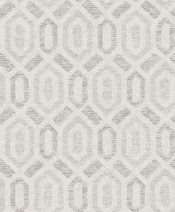 Latona Platinum Diamond Geometric Wallpaper by A-Street Prints