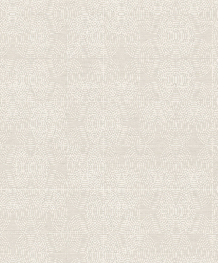 Alva Cream Wavelength Wallpaper by A-Street Prints Grey Resource Covers about 57.5 square feet 20.9-in by 33-ft long roll Unpasted 25.2 - Fabric Carolina -
