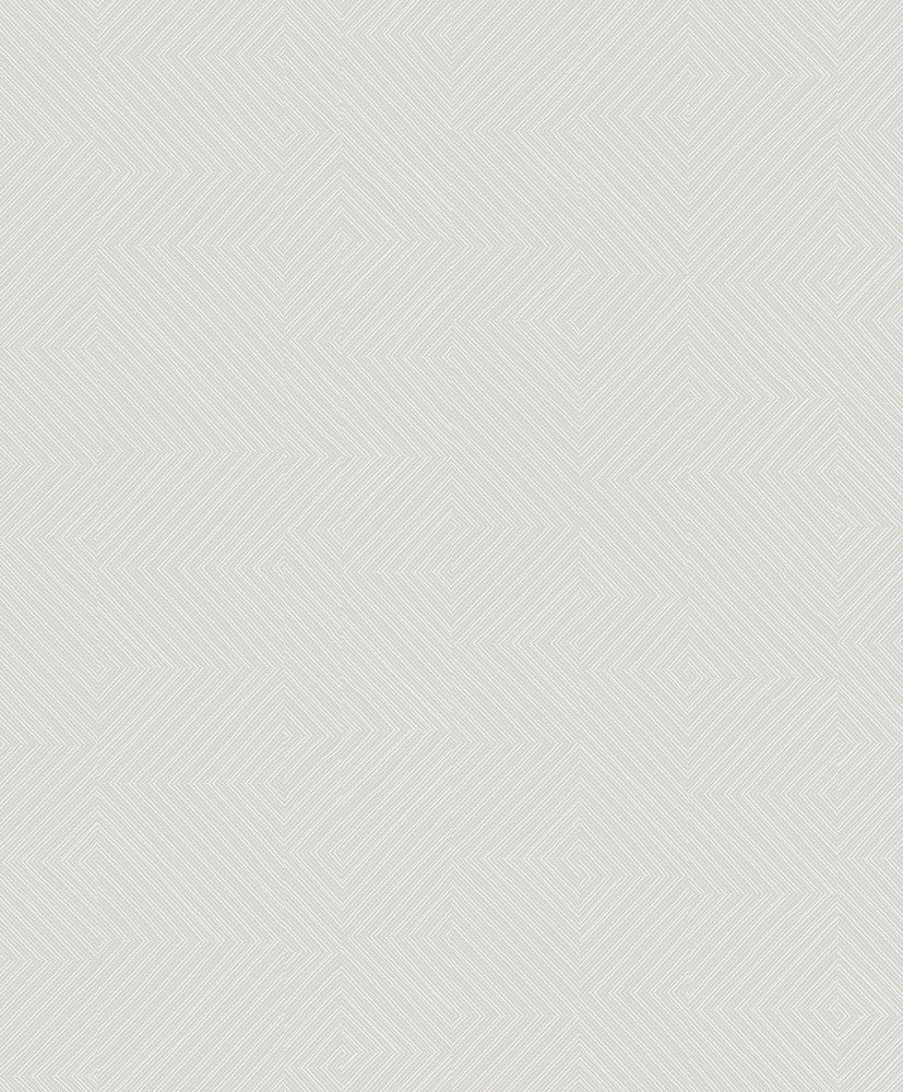 Ocel Light Grey Geometric Wallpaper by A-Street Prints Grey Resource Covers about 57.5 square feet 20.9-in by 33-ft long roll Unpasted 25.2 - Fabric Carolina -