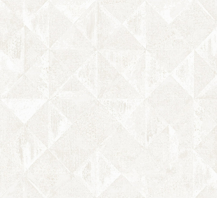 Demir Dove Distressed Geometric Wallpaper by A-Street Prints Grey Resource Covers about 75.9 square feet 27.6-in by 33-ft long roll Unpasted 15.7 - Fabric Carolina -