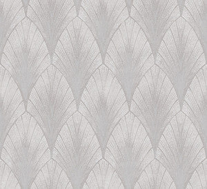 Bakal Pearl Art Deco Ogee Wallpaper by A-Street Prints