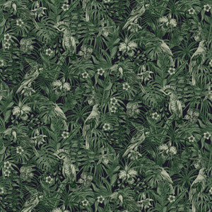 Susila Green Tropical Wallpaper by Advantage
