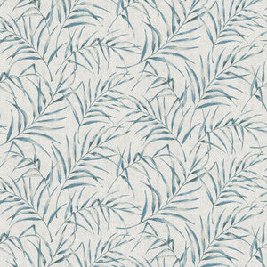 Lani Blue Fronds Wallpaper by Advantage