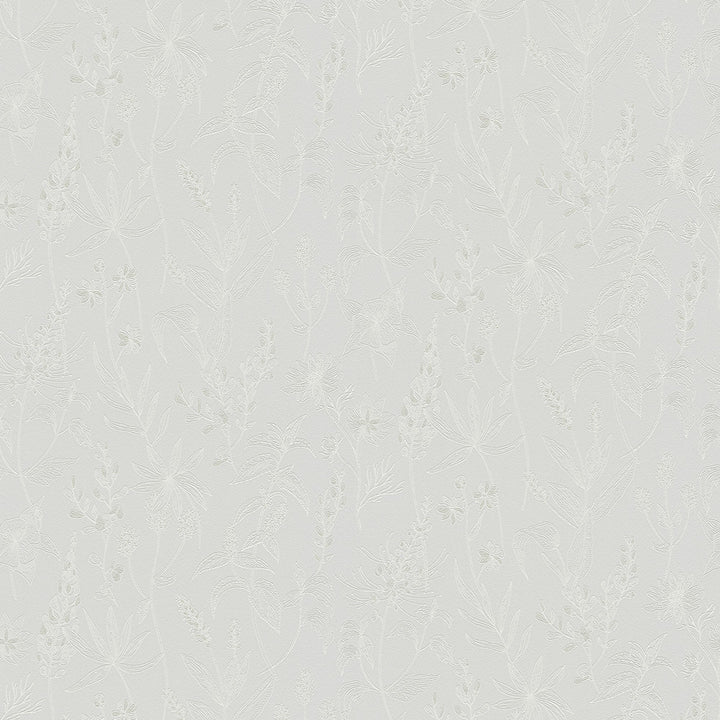 Nami Light Grey Floral Wallpaper by Advantage Bali Covers about 57.8 square feet 21-in by 33-ft long roll Unpasted 25.2 - Fabric Carolina -