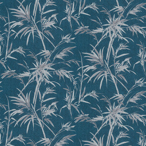 Hali Blue Fronds Wallpaper by Advantage