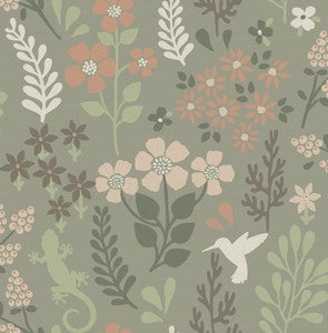 Karina Green Meadow Wallpaper by Advantage