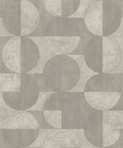 Barcelo Grey Circles Wallpaper by Advantage