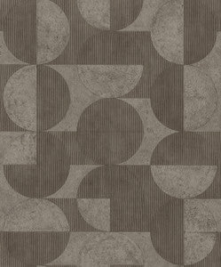 Barcelo Brown Circles Wallpaper by Advantage