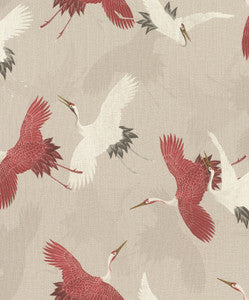 Kusama Neutral Crane Wallpaper by Advantage