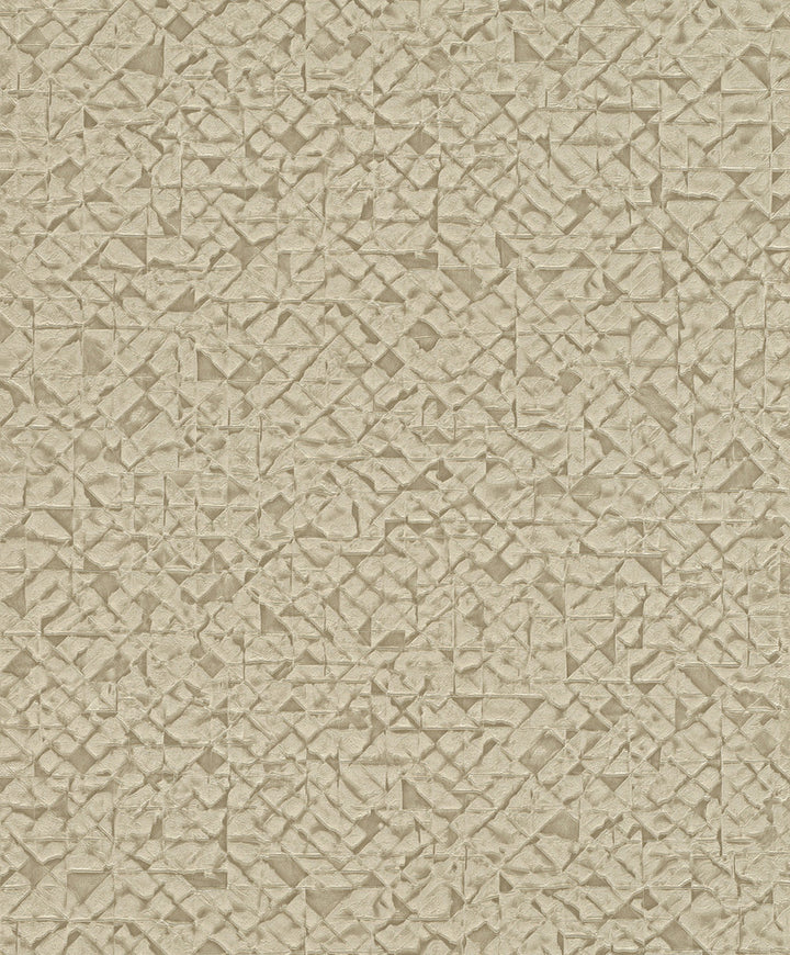 Arbus Beige Geo Wallpaper by Advantage Splash Covers about 57.5 square feet 20.9-in by 33-ft long roll Unpasted 0 - Fabric Carolina -
