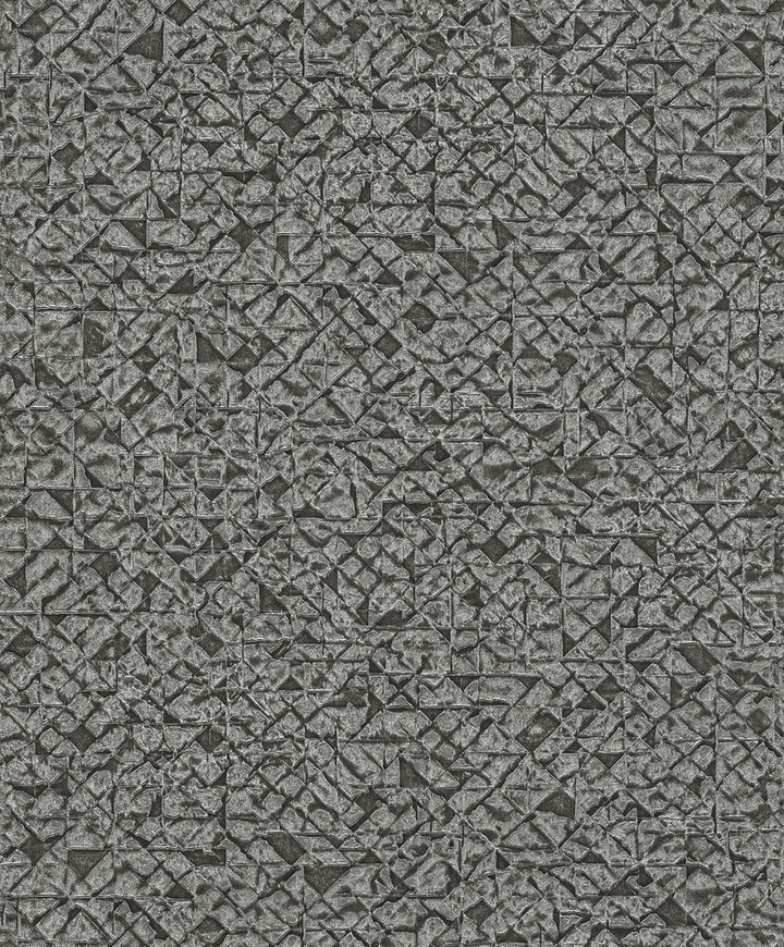 Arbus Black Geo Wallpaper by Advantage Splash Covers about 57.5 square feet 20.9-in by 33-ft long roll Unpasted 0 - Fabric Carolina -