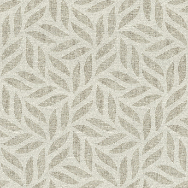 Sagano Light Grey Leaf Wallpaper by Advantage Splash Covers about 57.5 square feet 20.9-in by 33-ft long roll Unpasted 20.9 - Fabric Carolina -