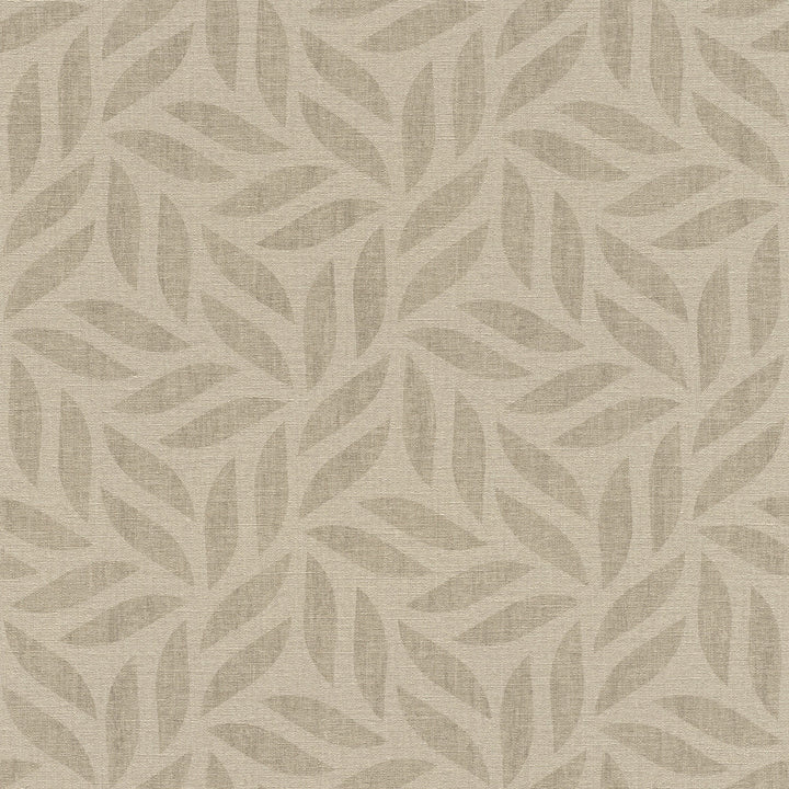 Sagano Light Brown Leaf Wallpaper by Advantage Splash Covers about 57.5 square feet 20.9-in by 33-ft long roll Unpasted 20.9 - Fabric Carolina -