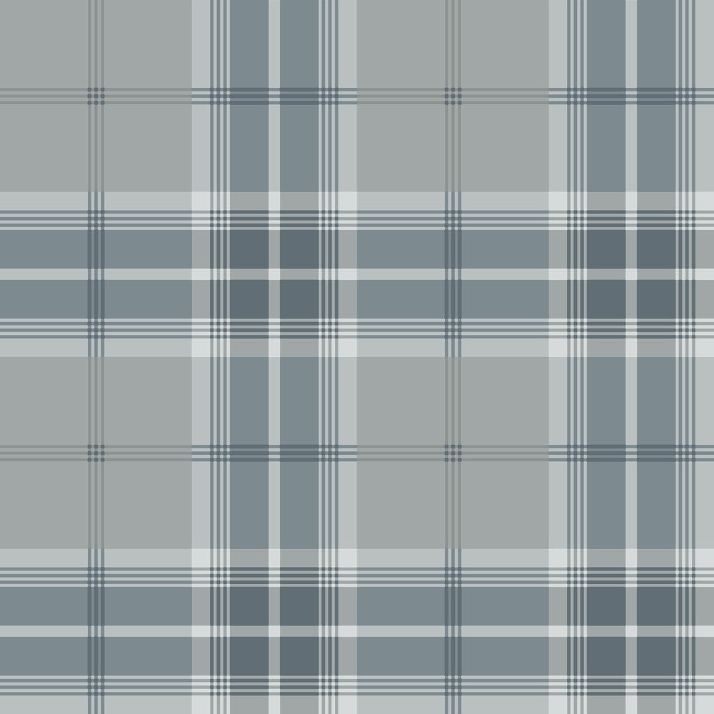 Sala Blue Plaid Wallpaper by Advantage Splash Covers about 57.5 square feet 20.9-in by 33-ft long roll Unpasted 20.9 - Fabric Carolina -