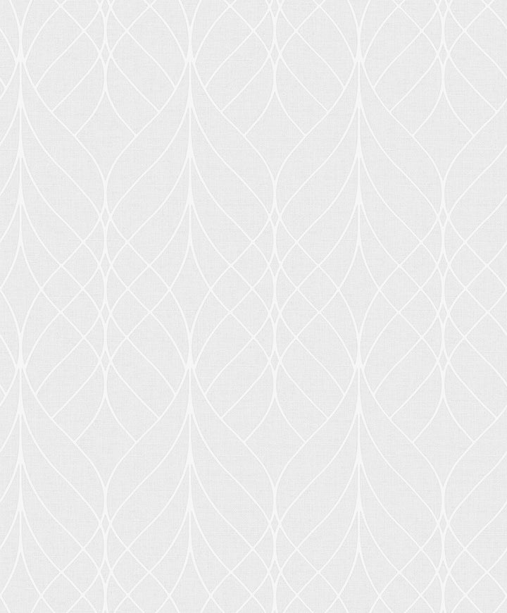 Hartley Light Grey Geo Wallpaper by Advantage Splash Covers about 57.5 square feet 20.9-in by 33-ft long roll Unpasted 12.6 - Fabric Carolina -
