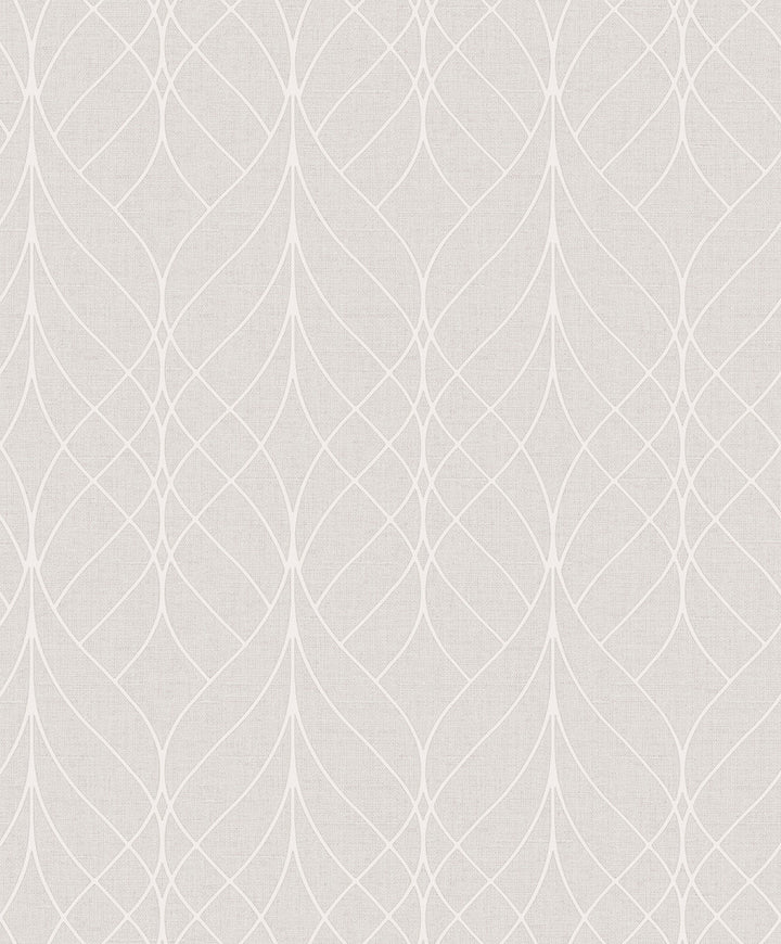 Hartley Mauve Geo Wallpaper by Advantage Splash Covers about 57.5 square feet 20.9-in by 33-ft long roll Unpasted 12.6 - Fabric Carolina -