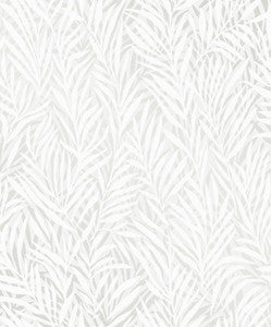 Holzer White Fern Wallpaper by Advantage
