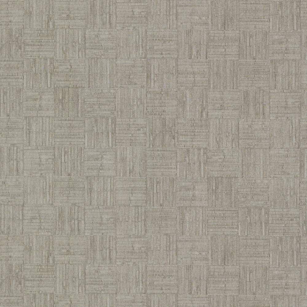 Thea Grey Geometric Wallpaper by Warner Warner XI Naturals & Grasscloths Covers about 60.8 square feet 27-in by 27-ft long roll Unpasted 0 - Fabric Carolina -
